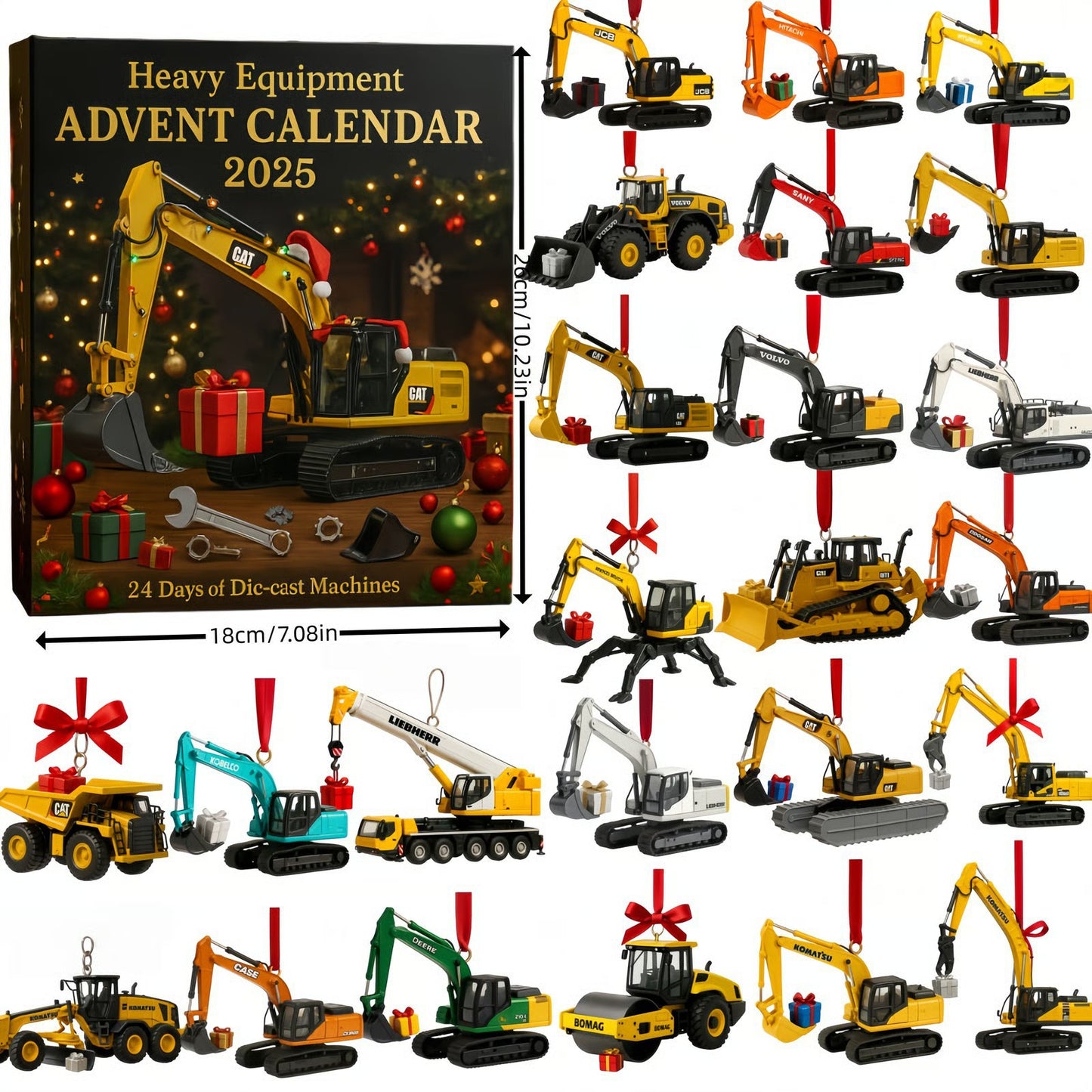 🎄 Kalendarz Adwentowy Heavy Equipment 2025 – Edycja Kolekcjonerska