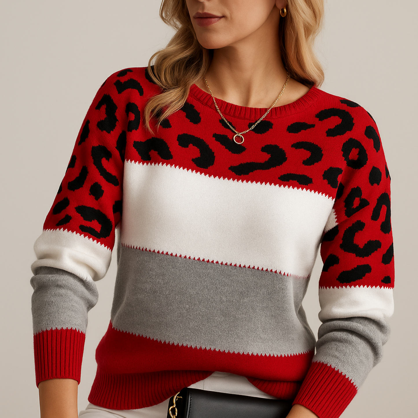 Ceyenne Leopard Sweater 3