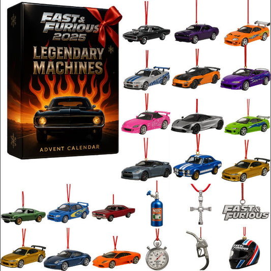 🚗 Fast & Furious 2025 – Kalendarz adwentowy LEGENDARY MACHINES